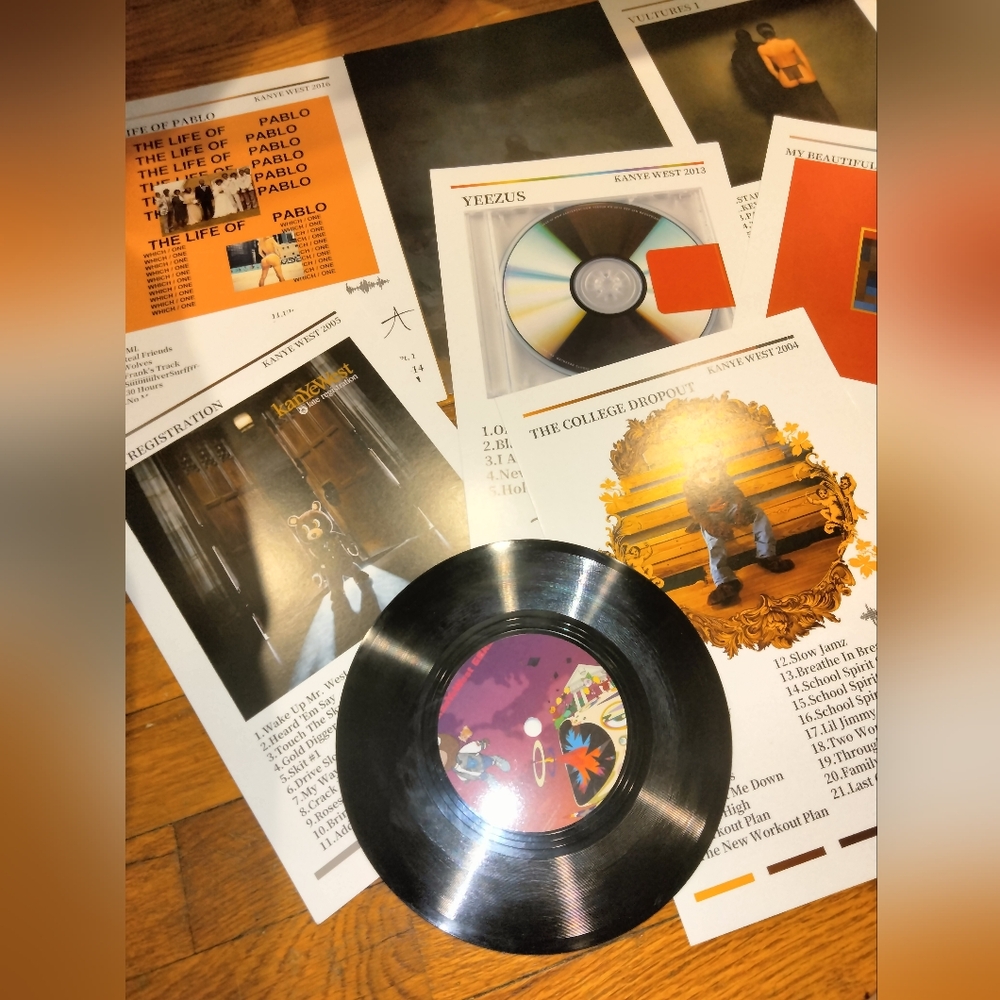 Kanye West Vinyl and Poster Collection - Picture 2 of 3